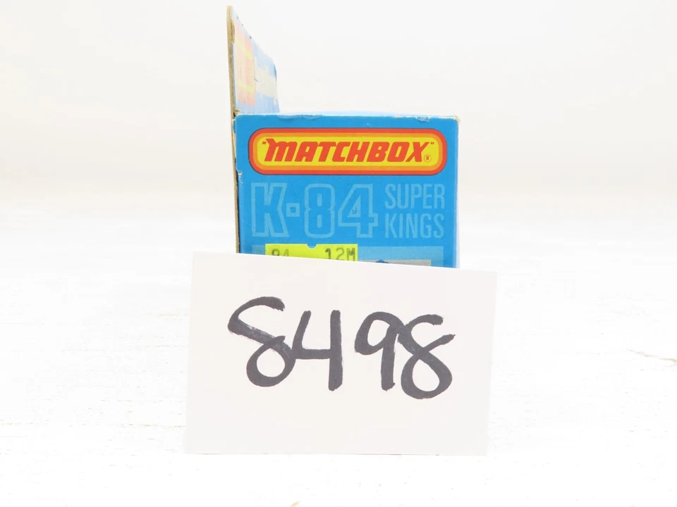 Matchbox 1981 SuperKings K-84 Peugeot Expo K-84 Un-Punched LN 8498  - Image 4 of 4