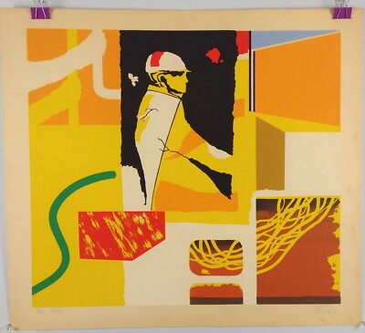 Original 1970s Jose Antonio Davila Serigraph   Listed Venezuelan Artist Print
