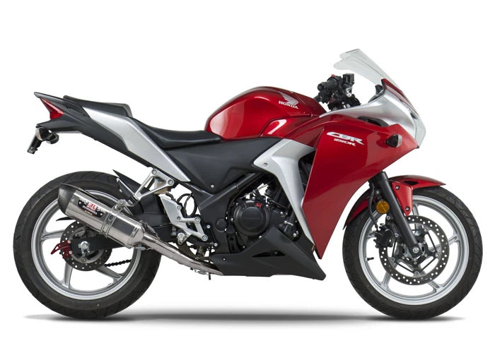 Sistema de escape completo Yoshimura R77 para Honda CBR250R 2011 2012 2013 Foto 3 de 4