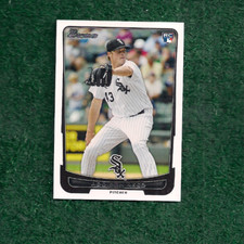 ADDISON REED - 2012 BOWMAN - ROOKIE CARD # 220 - CHICAGO WHITE SOX - MLB. rookie card picture