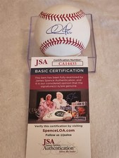 CHASE UTLEY signed OML baseball JSA COA PHILLIES