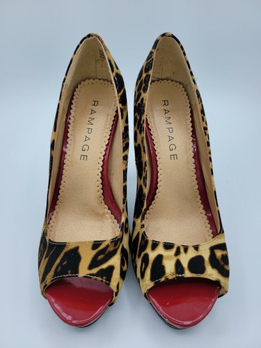 cheetah open toe heels