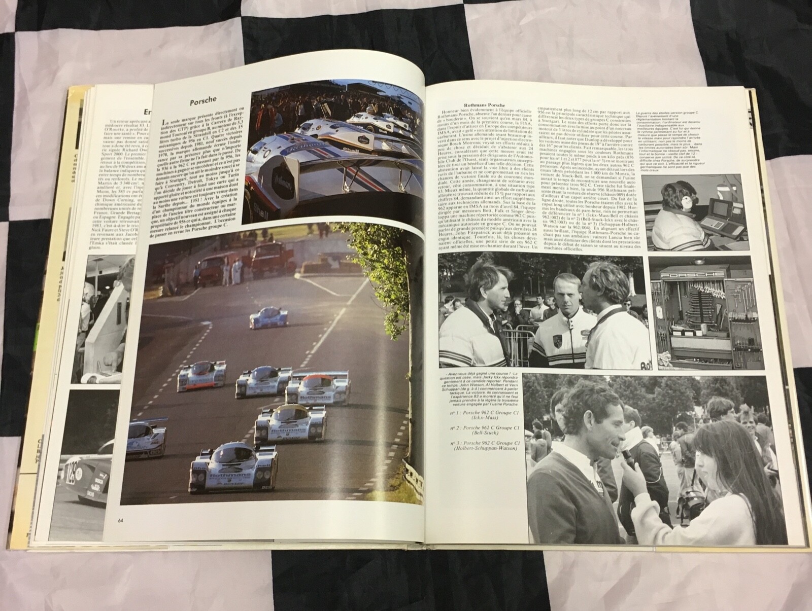 Affiche Originale Des 24 Heures Du Mans 1985 - Vintage Motorsport