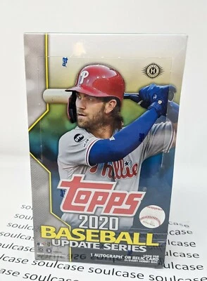 2020 Topps Update MLB Baseball Hobby Box - 1 Auto Or Relic Card per Box