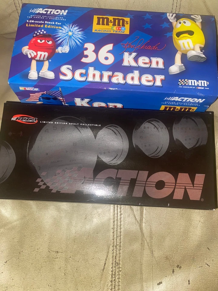 Ken Schrader #36. 2001 Grand Prix Clear Window Bank. M & M's/4th of July - Image 4 of 4