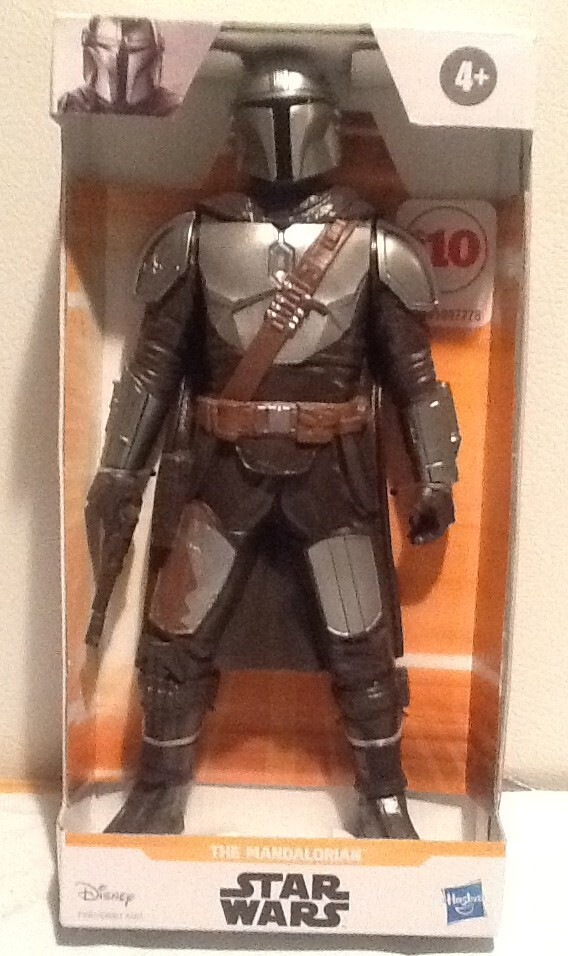 Figura De Acción De The Mandalorian - Star Wars, Escala 9.5 Pulgadas - Juguete Para Niños A Partir De 4 Años