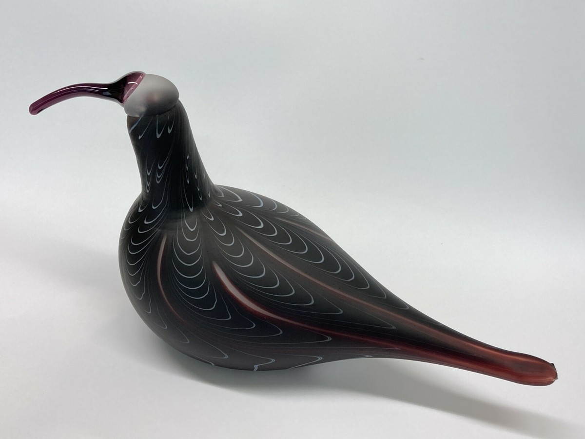 工芸品 Oiva Toikka Birds Burlush Curlew Oiva Toikka bird Curlew glass design Birds by Toikka Iittala