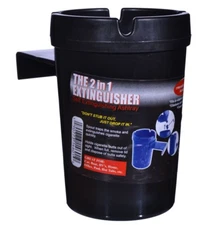 2-in-1 Fire Extinguisher Style Ashtray Portable Car Home RV Durable Novelty Gift