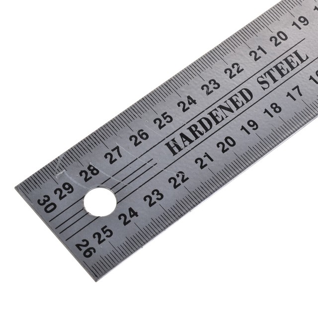 multifunctional l shape right angle ruler silver grey