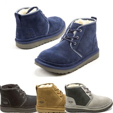 Kids Ugg Neumel II Suede Lace Up Sheepskin Lined Boots 1017320K