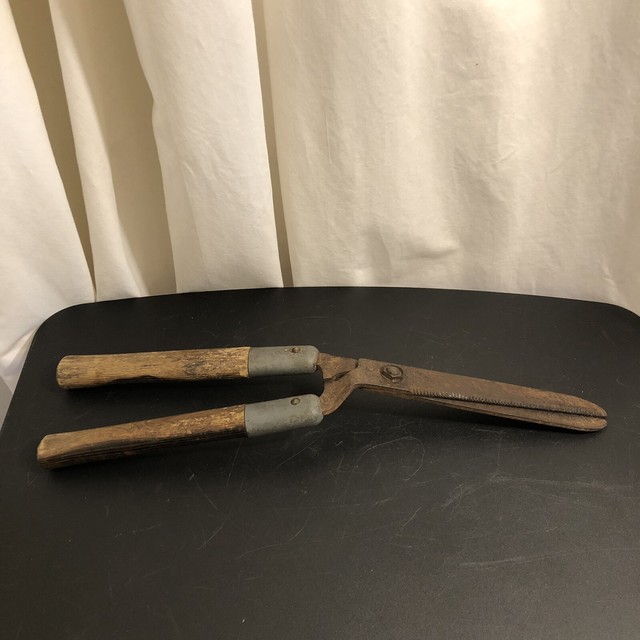Vintage Hedge Shears True Temper Dynamic Wooden Handles USA eBay