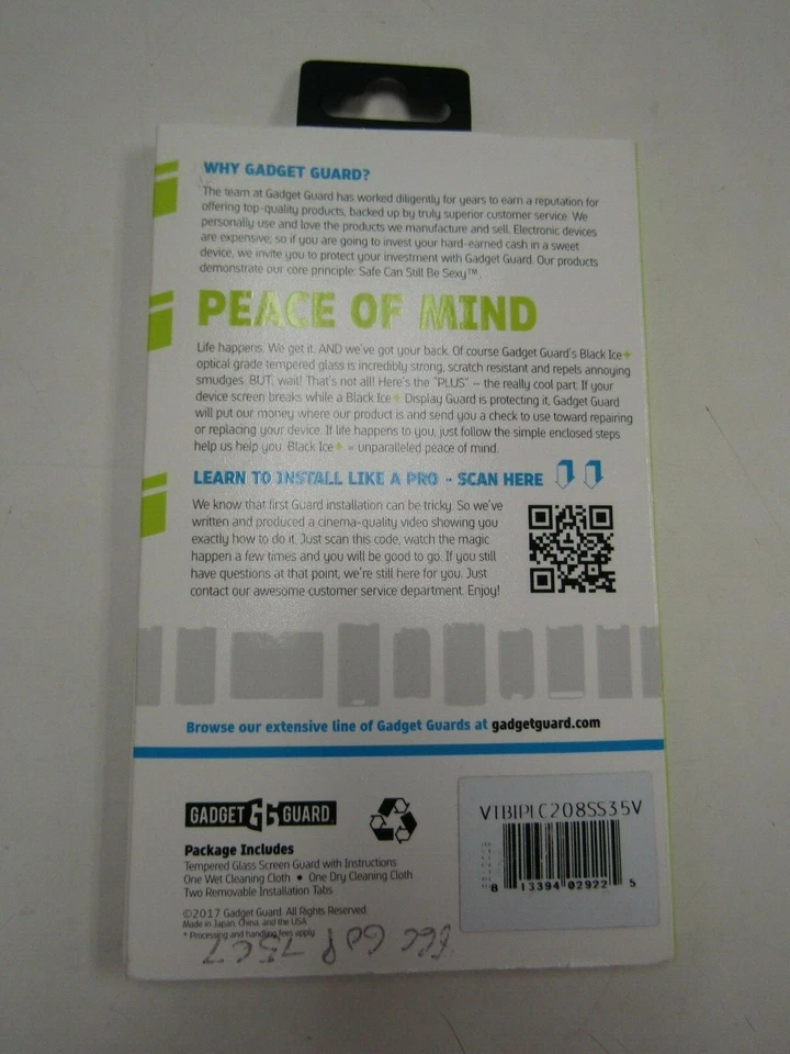 PROTECTOR PANTALLA CRISTAL GADGET GUARD, GALAXY J3 2018/J3 AURA, ¡LEER POR FAVOR! 7935 Foto 2 de 2