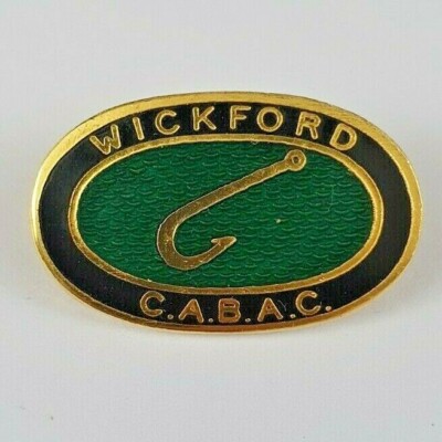 C.A.B.A.C. Wickford Angelverein Angeln Emaille Pin Anstecker - 