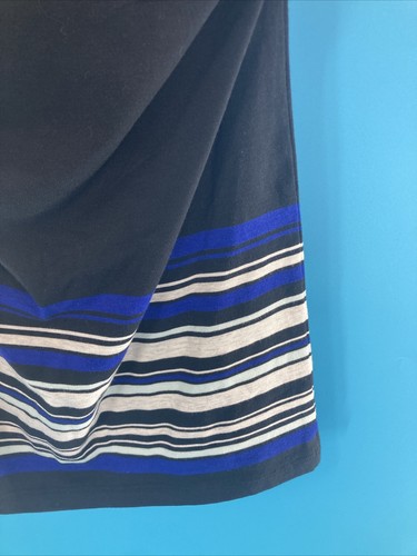 BRAND NEW w/ TAGS: Athleta Riches Black Stripe Midi Cotton Tank Dress - Picture 4 of 6