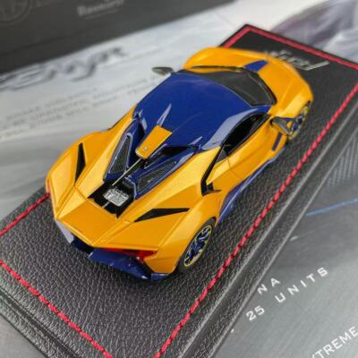 Buonarte 1/43 W Motors Fenyr Supersport car model Metallic Yellow