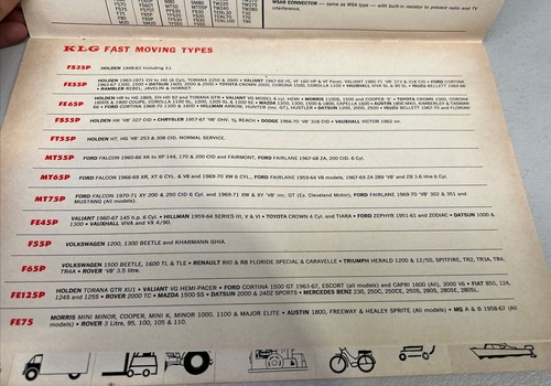 Vintage KLG spark Plugs Catalogue 14 - Picture 4 of 5