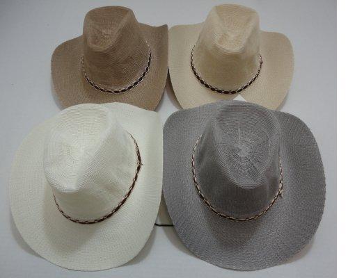 96 Mesh Summer Cowboy Hats Cowgirl 