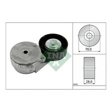 Belt Tensioner V-ribbed belt INA for X-Trail Juke Qashqai Bluebird Sylphy / Sere