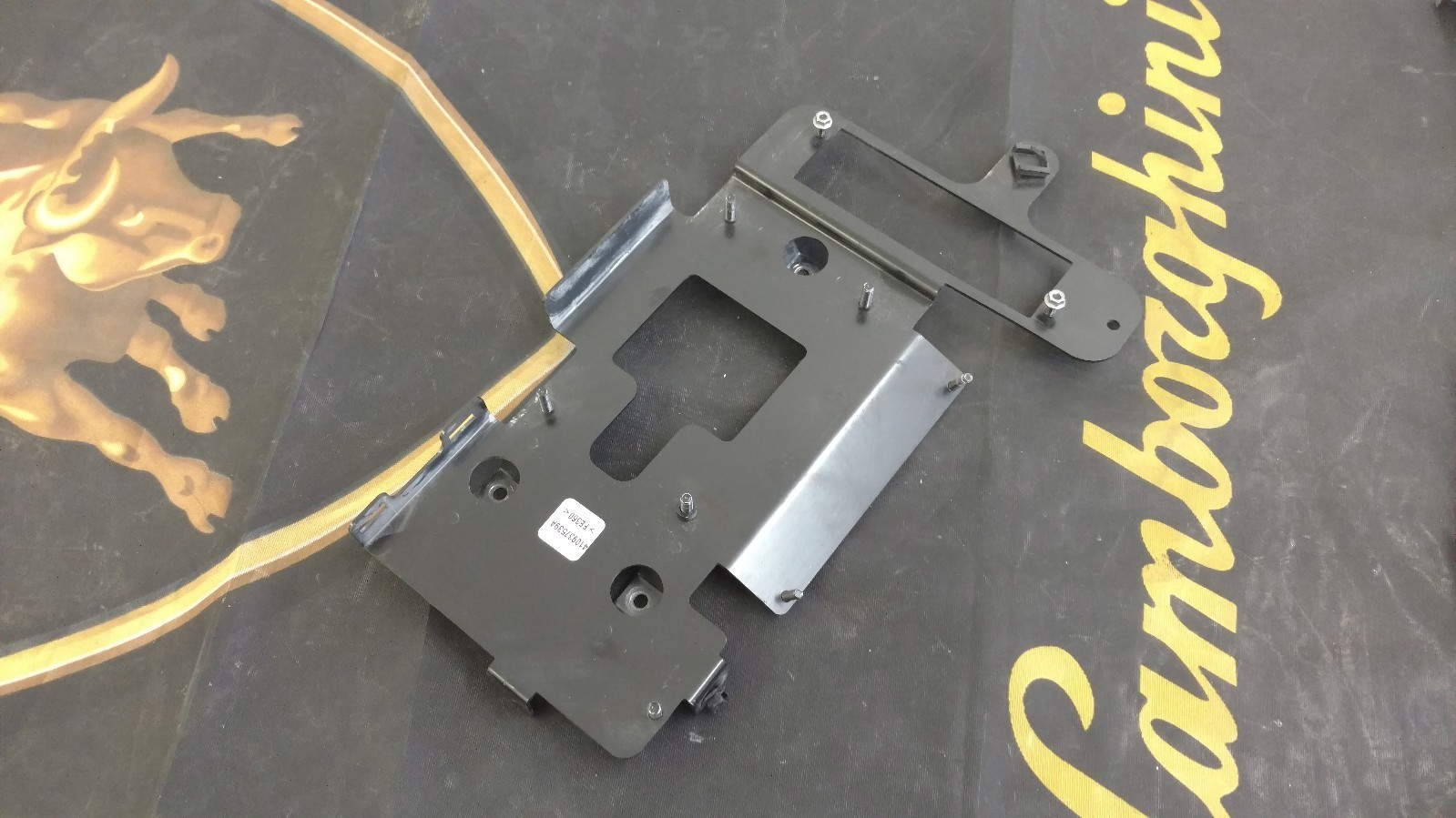 LAMBORGHINI MURCIELAGO LP640 INTERIOR ECU FUSE BOX MOUNTING BRACKET 410937539A 