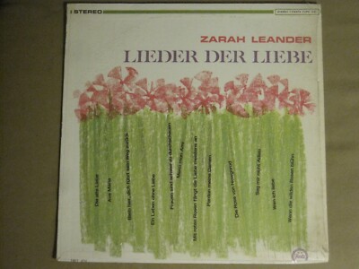 ZARAH LEANDER LIEDER DE LIEBE LP '60 FIESTA FLP 1381 GERMAN FOLK POP VG+ SHRINK!
