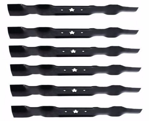 REPLACEMENT CRAFTSMAN LT1000 SIX(6) PACK 42" 3N1 LAWN MOWER BLADES