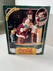 Vintage Coca Cola Santa Claus Mechanical Coin Bank (3rd in The Series) 1995