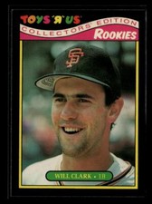 1987 Topps Toys "R" Us Rookies #7 Will Clark