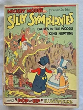 1933 MICKEY MOUSE SILLY SYMPHONIES POPUP BOOK Very good cond.