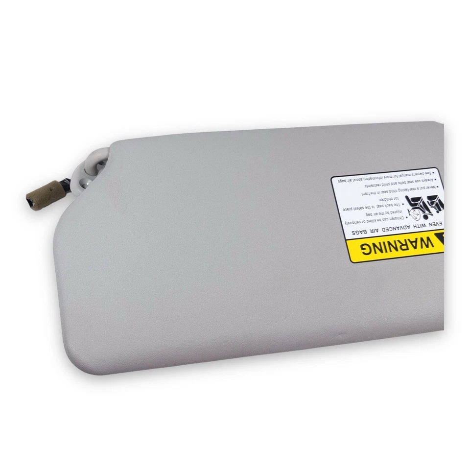 Mazda 2004-2006 MPV pasajero lado derecho parasol gris vinilo iluminado Foto 4 de 4