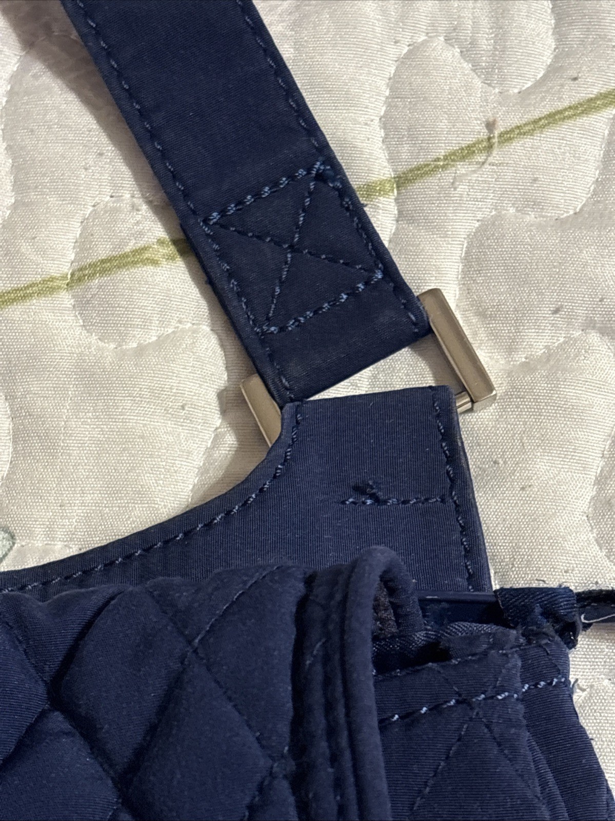 Vera Bradley Solid Navy Microfiber Messenger Cros… - image 8