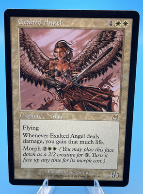 MTG Exalted Angel Onslaught Magic the Gathering
