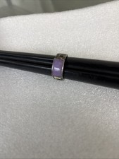 Purple Jade Size 8 Sterling Silver