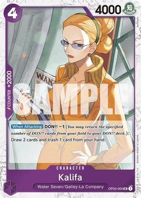 Kalifa (Jolly Roger Foil) (OP03-060/294) OP03 Pillars of Strength NM FOIL