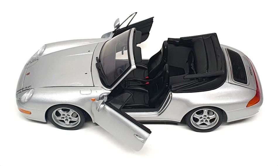 UT Models 1/18 Scale Diecast 31723F - Porsche 911 Carrera - Silver - Image 4 of 4