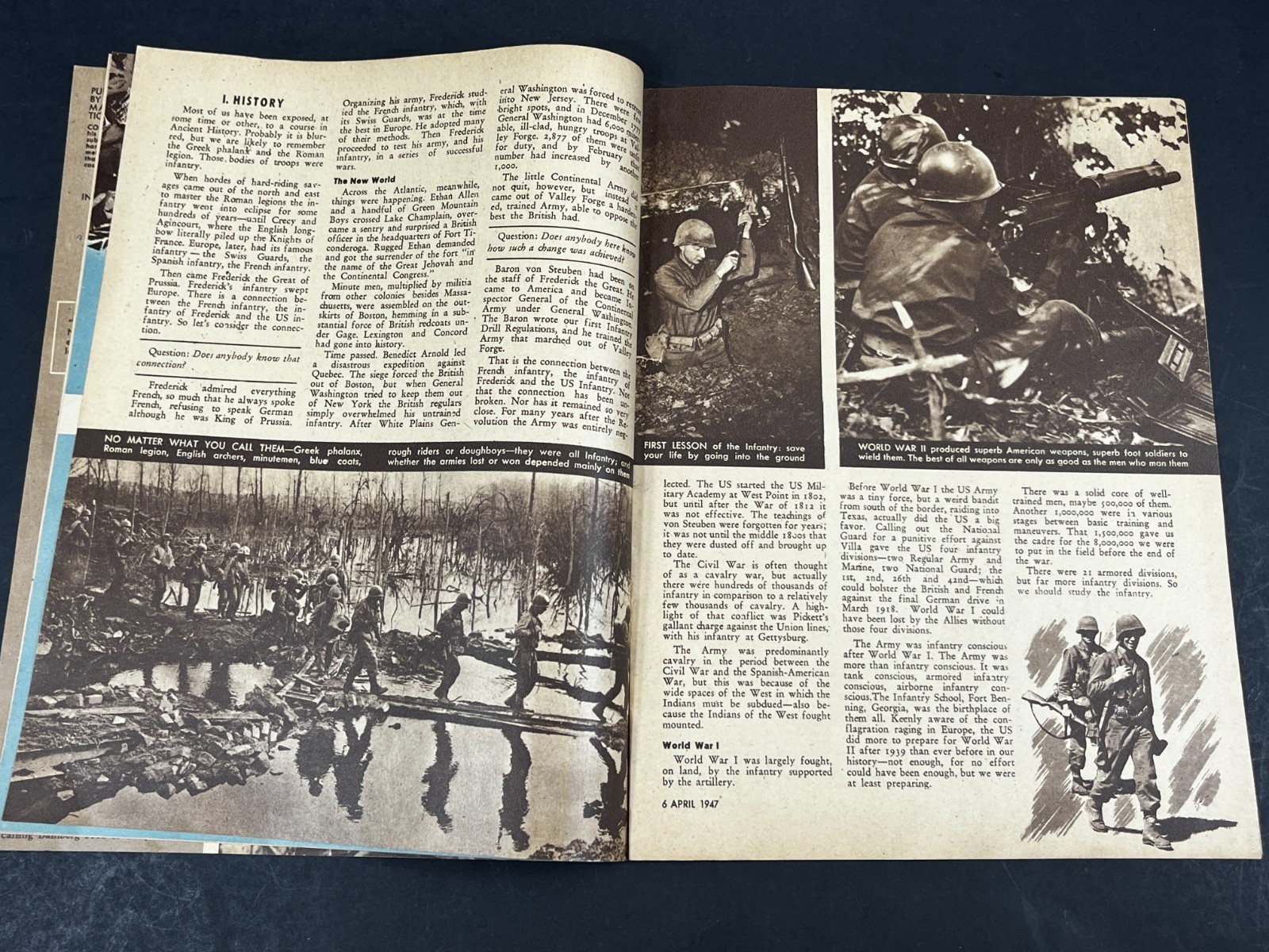 Post WW2 1947 US Army Infantry Troop Magazine German Occupation Army Day Week
