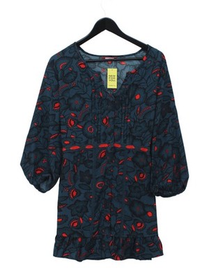 Joe Browns Hemd Minikleid UK22 in Blau