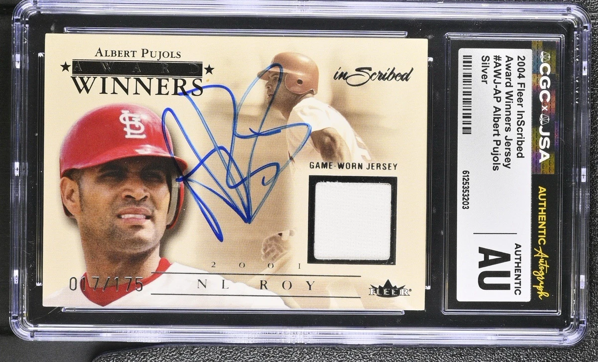 Fleer Albert Pujols Baseball Original Autographed Sports Trading