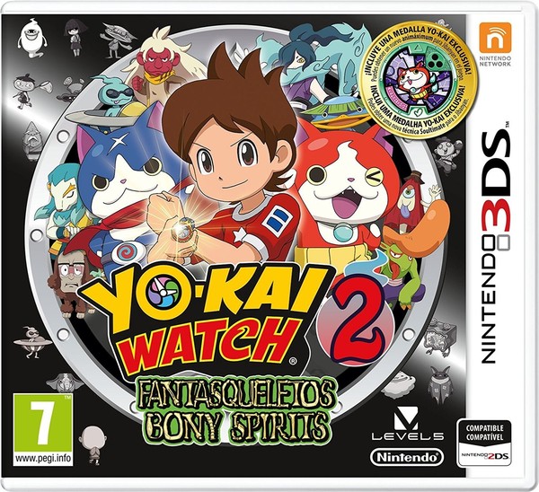 JUEGO 3DS YO-KAI WATCH 2 FANTASQUELETOS BONY SPIRITS 3DS 20071801