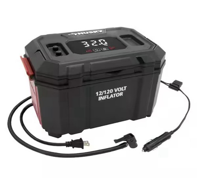 #ad Husky 12 Volt 120 Volt Home amp; Auto Tire Inflator NEW $70.00