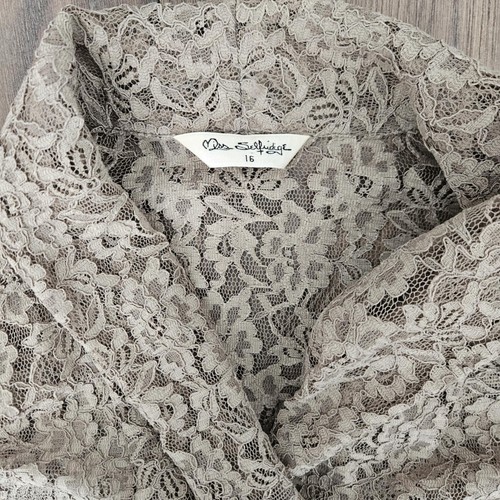 Miss Selfridge Womens Ladies Lace Jacket UK 16 EUR 44 - Picture 3 of 13