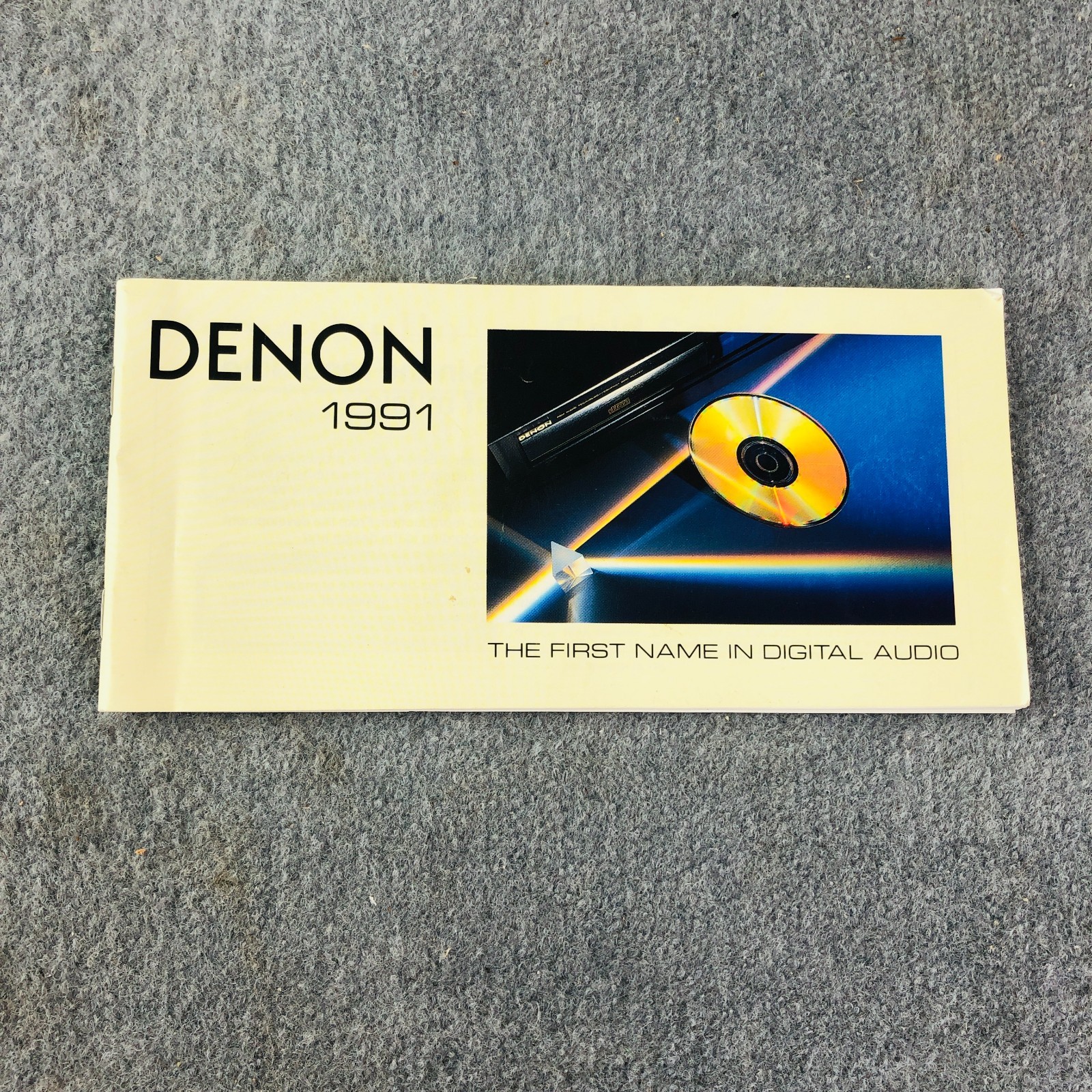 Original Vintage Denon 1991 Stereo Equipment Mini Catalog Brochure ~ 60 Pages