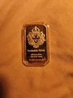 Scottsdale Lion Ingot 1 Troy Oz .999 Fine Silver Rare Bar Medal In God We Trust