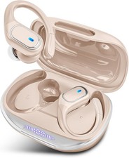 Wireless Earbuds, Sports Bluetooth 5.3 80H Playback IPX7 Waterproof LED Display