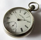 Antique Waltham Pocket Watch 18 size 11 jewels Oresilver case RUNS