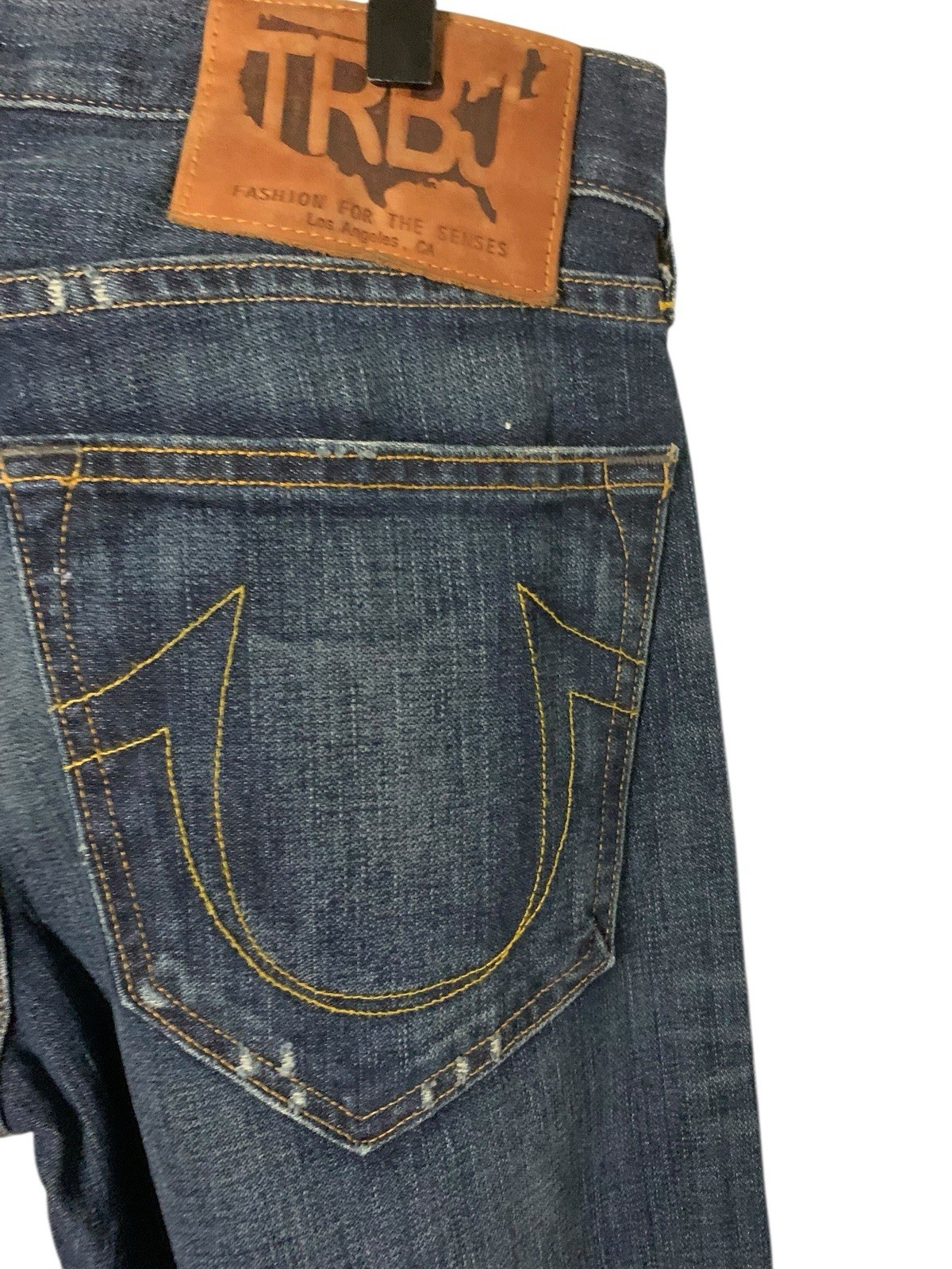 True Religion Men’s Danny Bootcut Size 30 Dark Blue Denim Jeans  thumbnail 5