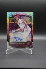 Tyson Lewis 2025, Bowman Chrome Mega Box Autografi #BMA-TLE, (AU, RC) _6158