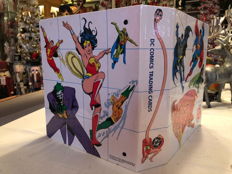 dc comics card album