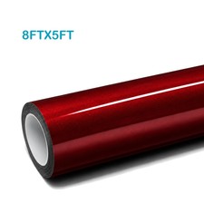 Ultra Gloss Pet Liner Metallic Dragon Blood Red Car Vinyl Wrap Film Air Release