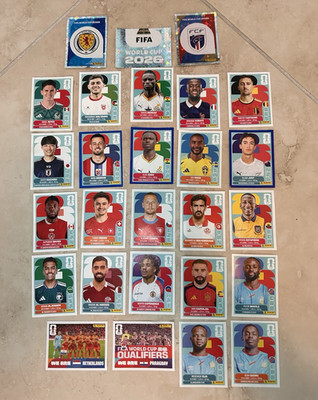 Panini FIFA World Cup 2026 Sticker Lot 22 Scotland Paraguay Netherlands