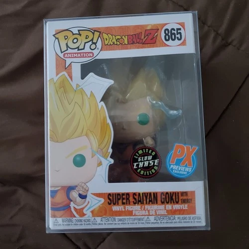Funko Pop! Dragon Ball Z Super Saiyan Goku #865 Limited Glow Chase Edition